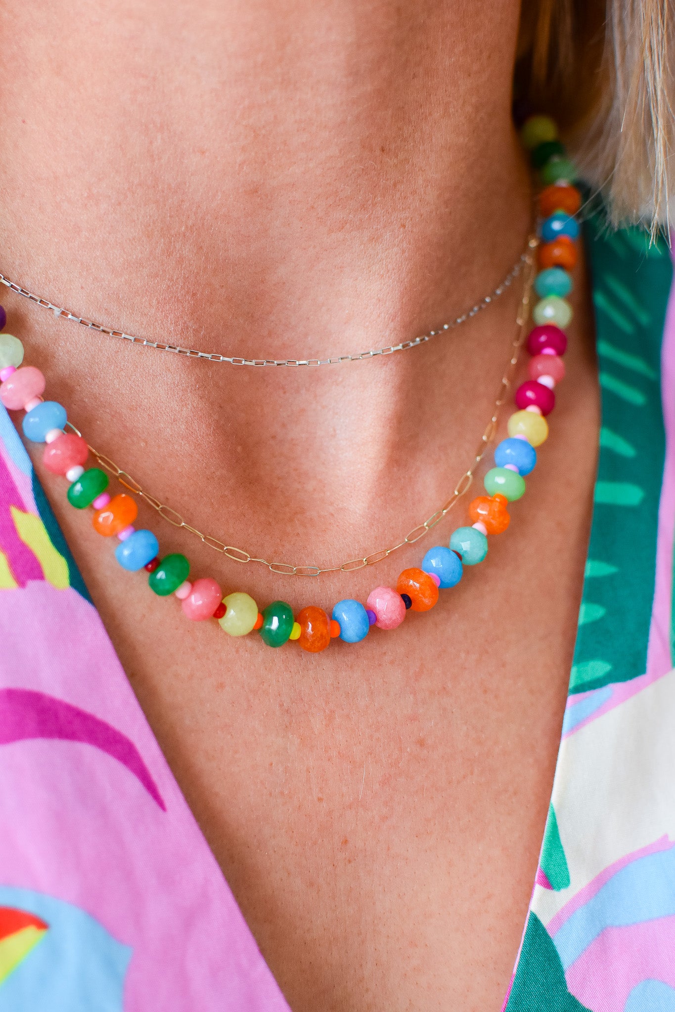 Rainbow Necklace Luxe - Tutti