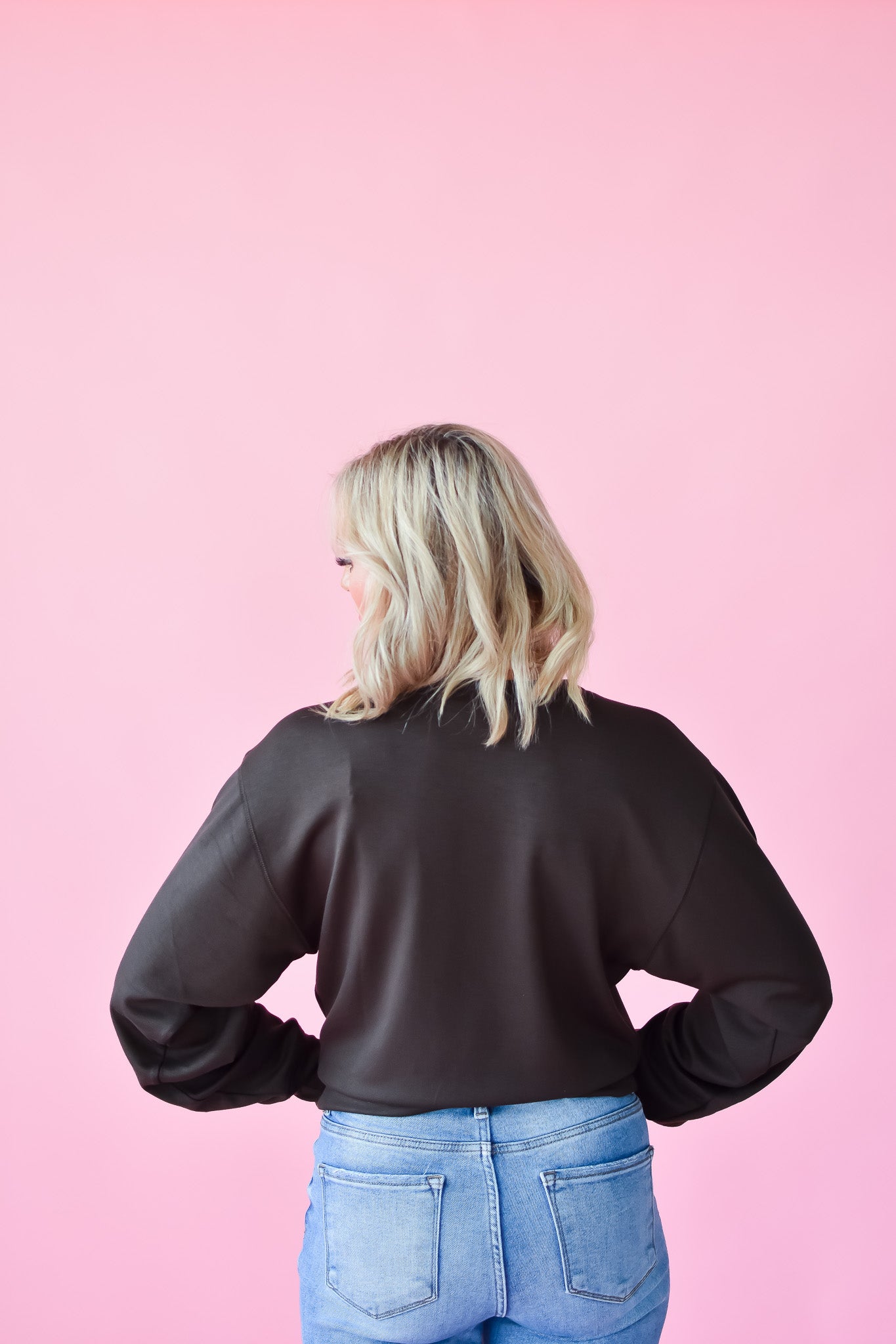 Mallory Sweatshirt in Chocolate Brown