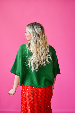 Elena Short Sleeve Cardigan