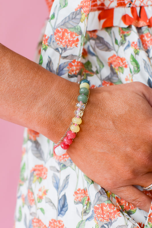 Rainbow Bracelet - Pink Multi