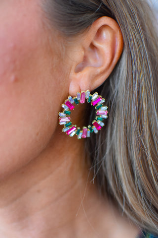 Whitney Earrings - Pink