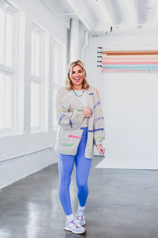 Donna Leggings in Peri Lavender