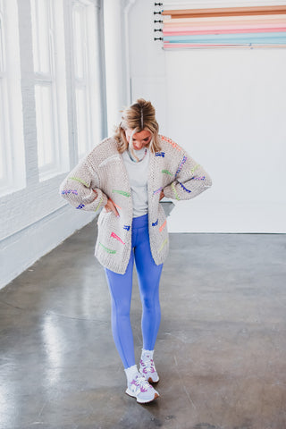 Donna Leggings in Peri Lavender