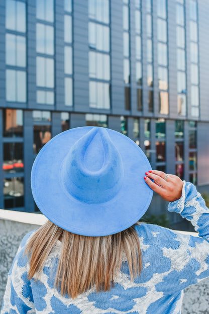 Rancher Hat in Cornflower Blue