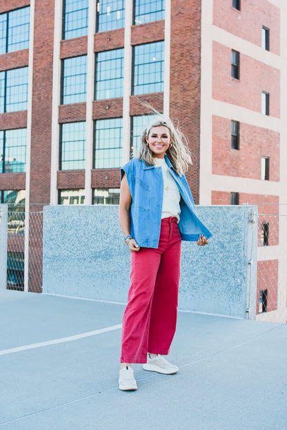 Maggie Denim Vest