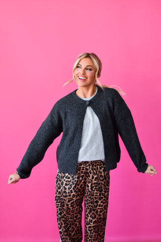 Charlie Open Front Cardigan