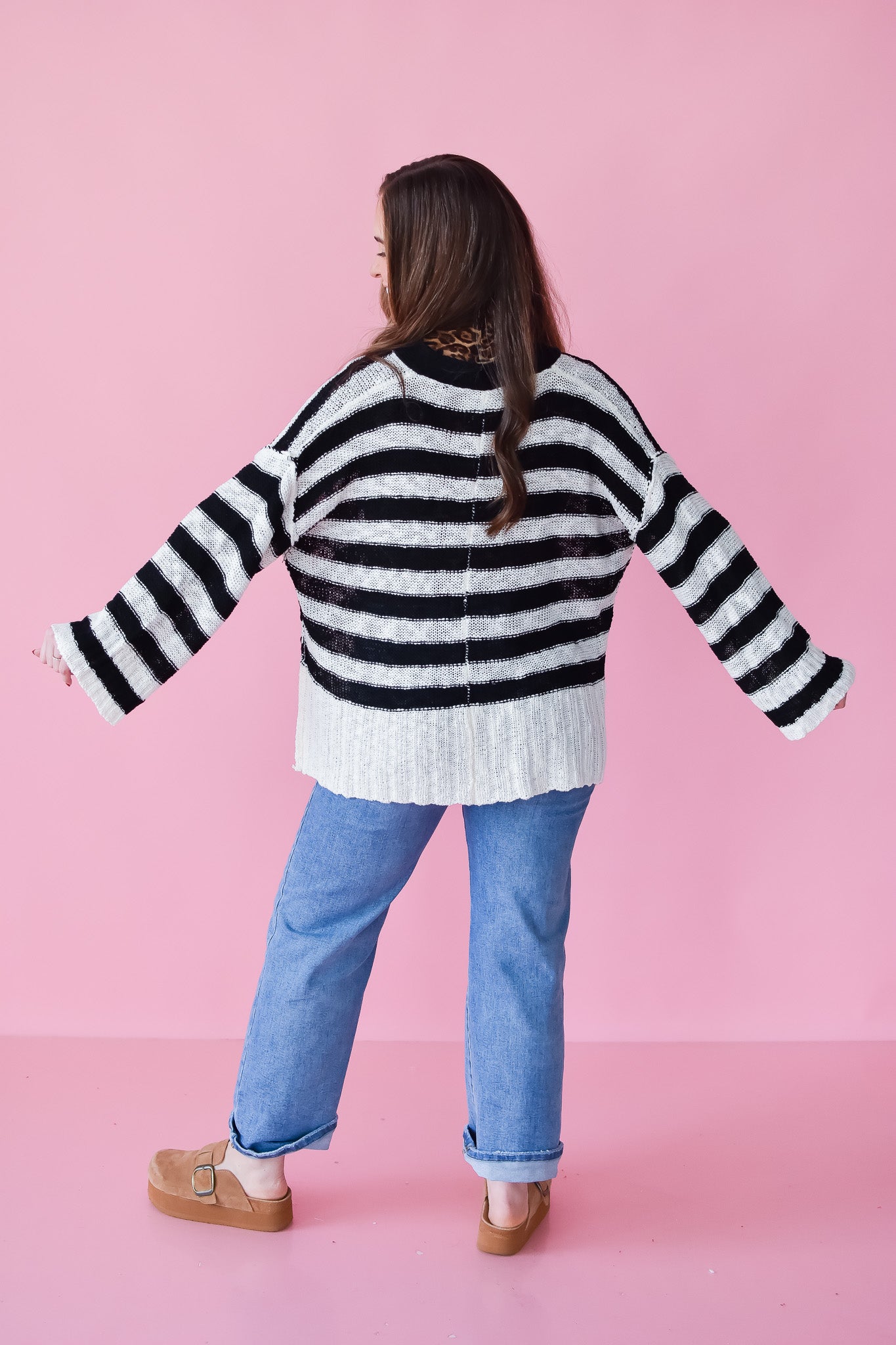 Geno Stripe Cardigan