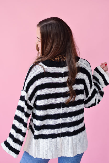 Geno Stripe Cardigan