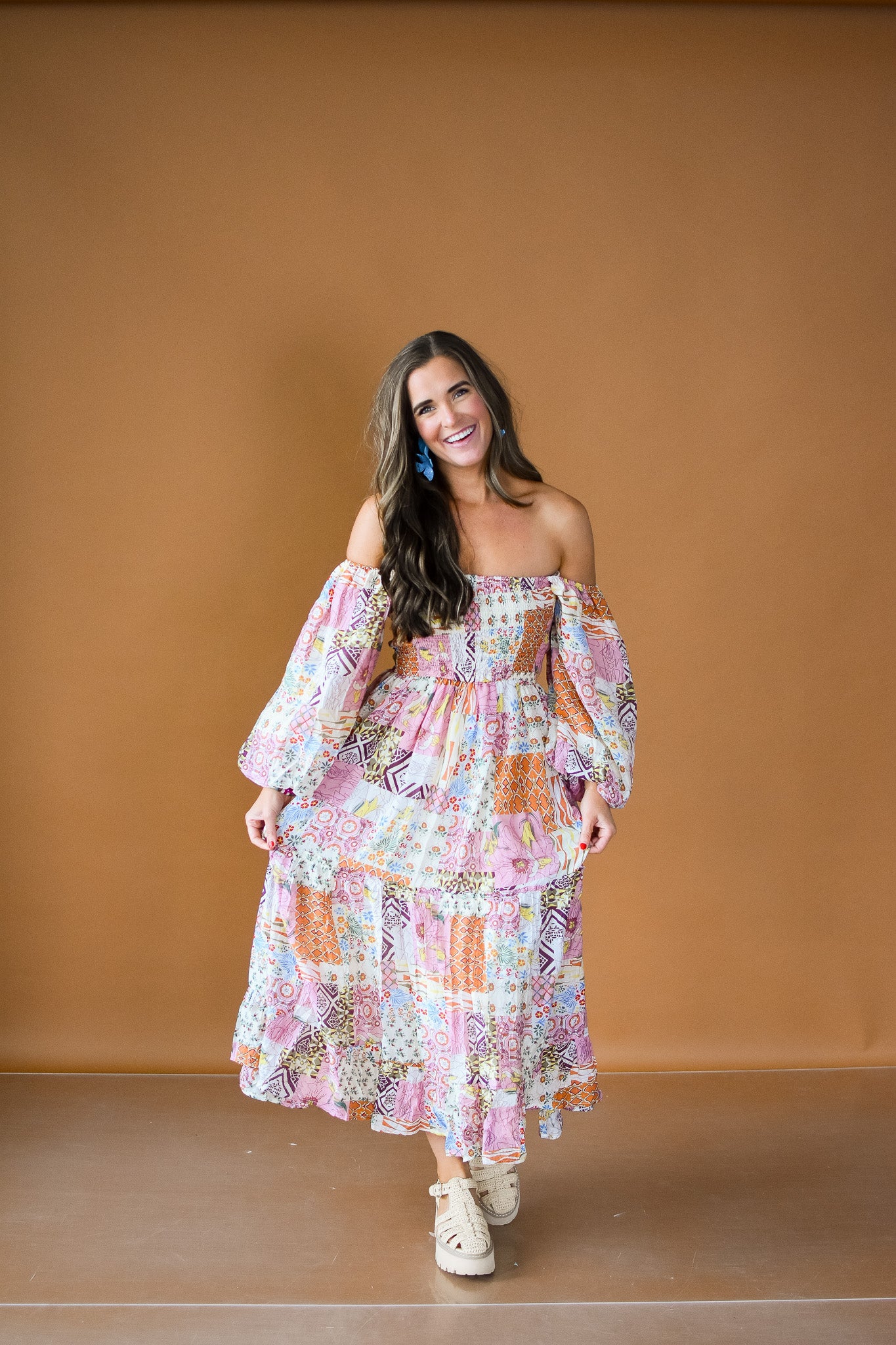 Danni Long Sleeve Maxi Dress