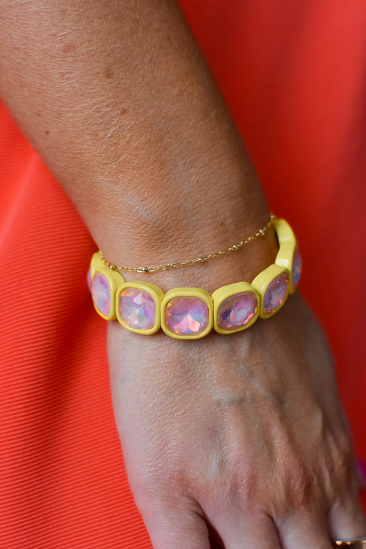 Elise Bracelet - Yellow RESTOCK