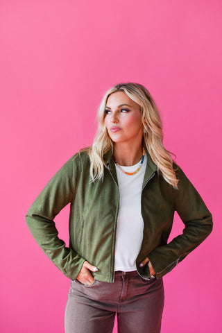 Donna Suede Jacket