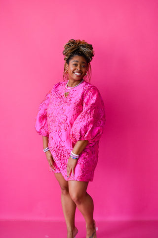 Becky Jacquard Dress