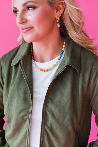 Donna Suede Jacket