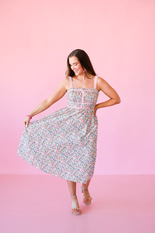 Blake Floral Midi Dress