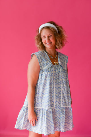 Kinsey Collared Floral Mini Dress