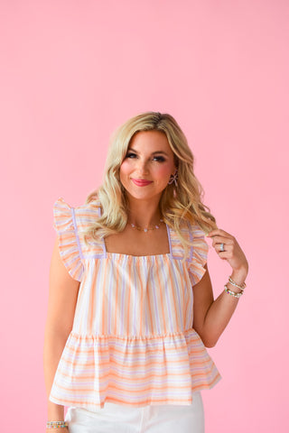 Sandrine Stripe Top