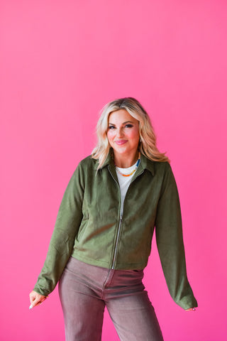 Donna Suede Jacket