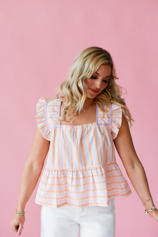Sandrine Stripe Top