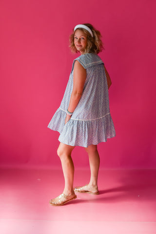 Kinsey Collared Floral Mini Dress