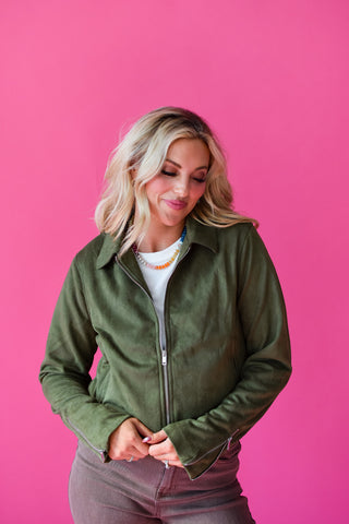 Donna Suede Jacket