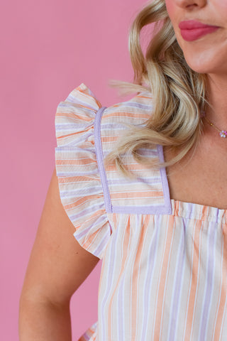 Sandrine Stripe Top