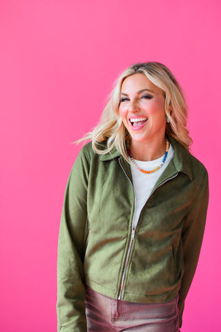 Donna Suede Jacket