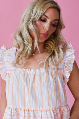 Sandrine Stripe Top