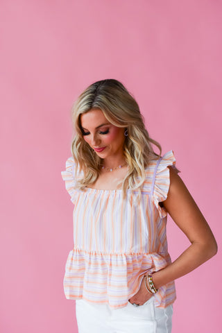 Sandrine Stripe Top