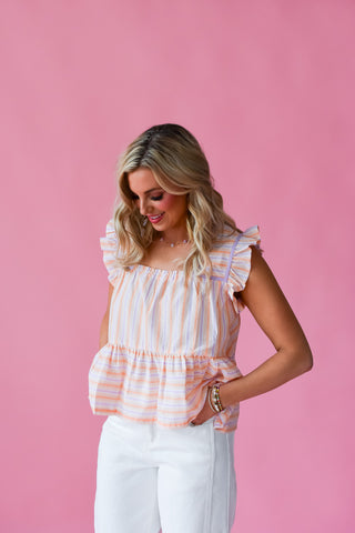 Sandrine Stripe Top