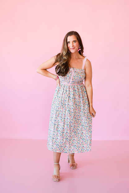 Blake Floral Midi Dress