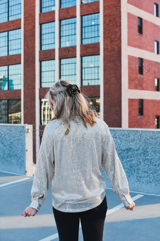 Danielle Sequin Button Down Top
