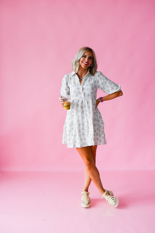 Magdelan Floral Mini Dress