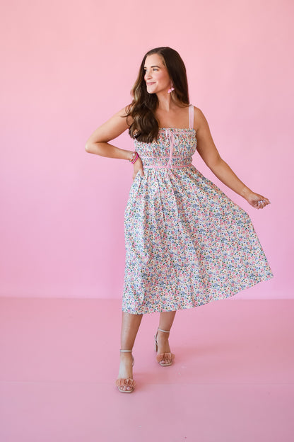 Blake Floral Midi Dress