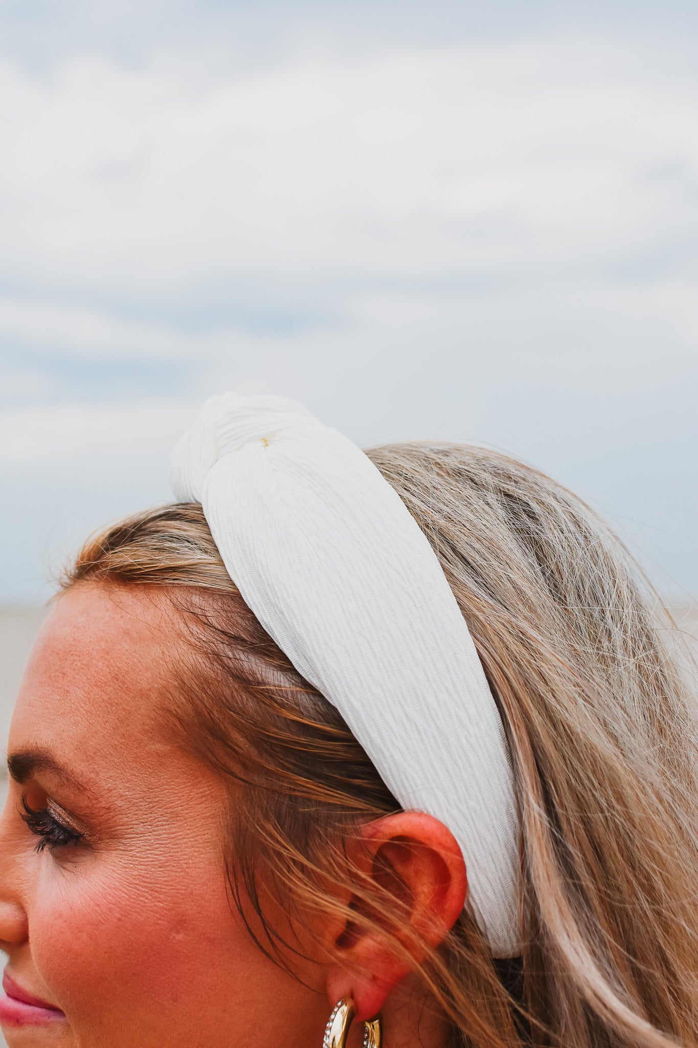 Cream Muslin Headband