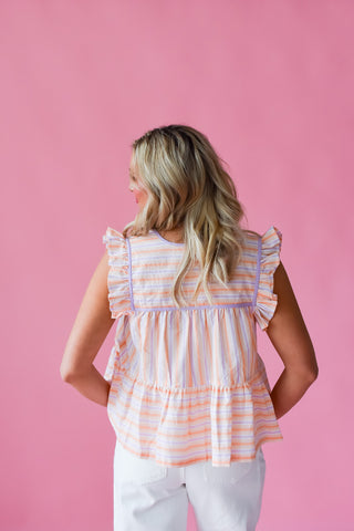 Sandrine Stripe Top