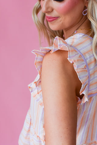 Sandrine Stripe Top