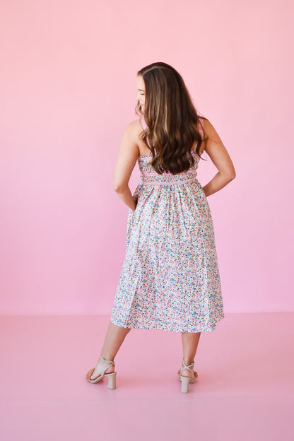 Blake Floral Midi Dress