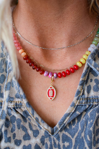 Red Football Charm RESTOCK