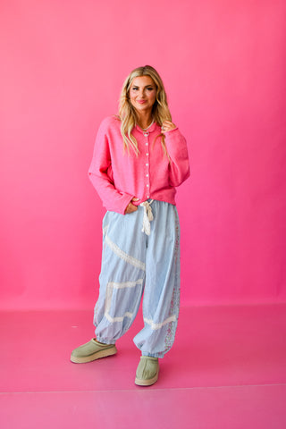 Piper Cardigan - Bubblegum