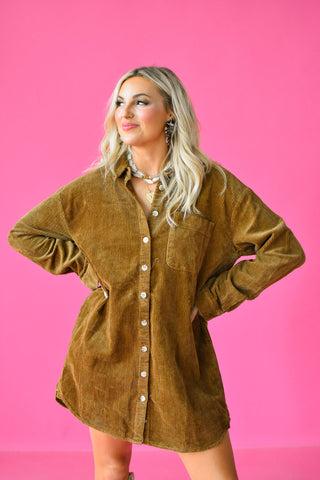 Junie Corduroy Dress