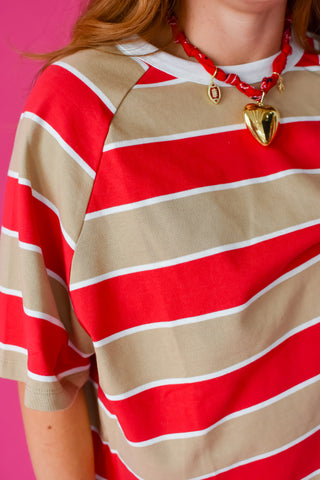 Destinee Oversized Stripe Knit Top