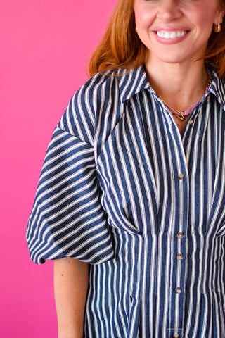 Prescott Denim Stripe Dress