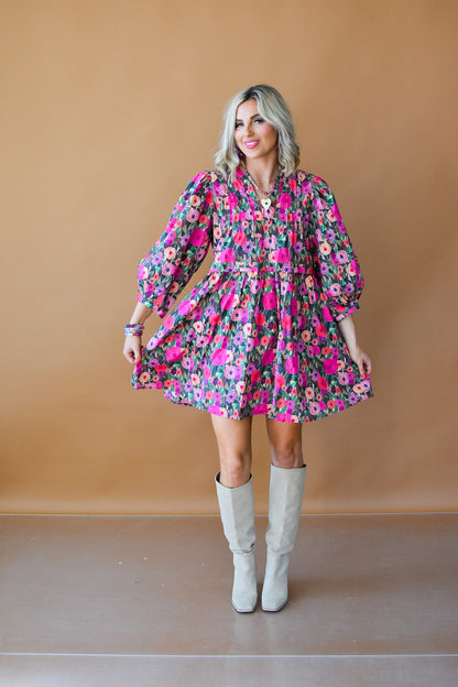 Sabrina Floral Mini Dress