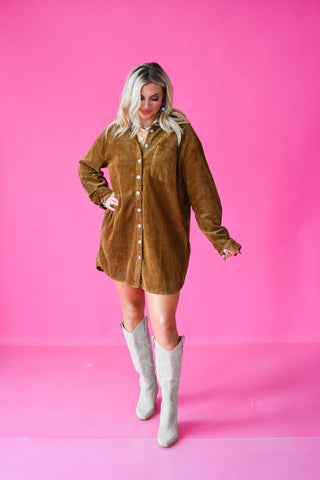 Junie Corduroy Dress