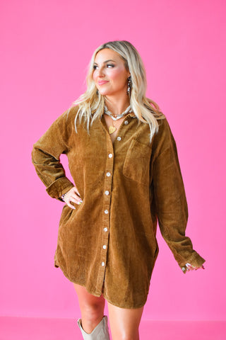 Junie Corduroy Dress