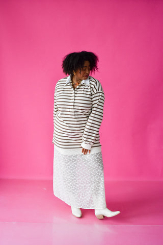 Mira Oversized Rugby Top