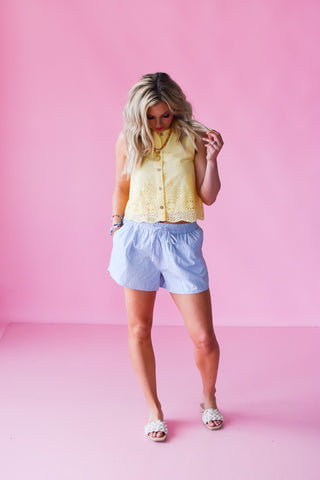 Jenna Stripe Boxer Shorts