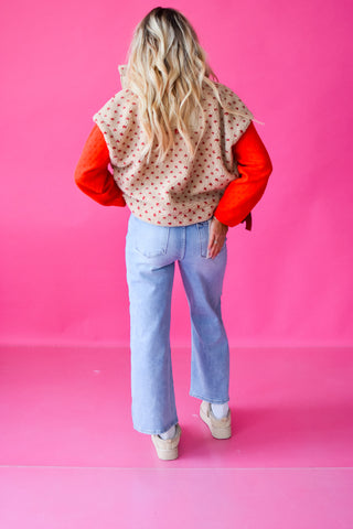 Wendy Polka Dot Sherpa Vest