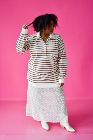 Mira Oversized Rugby Top