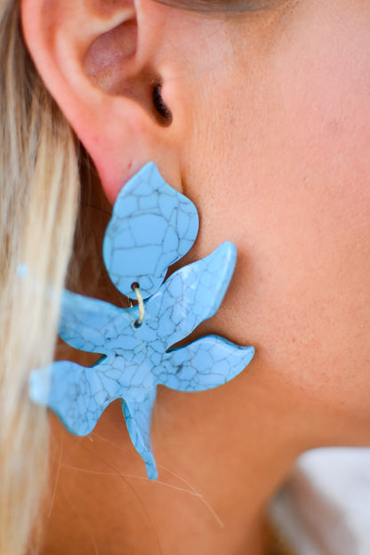 Flora Earrings - Turquoise RESTOCK